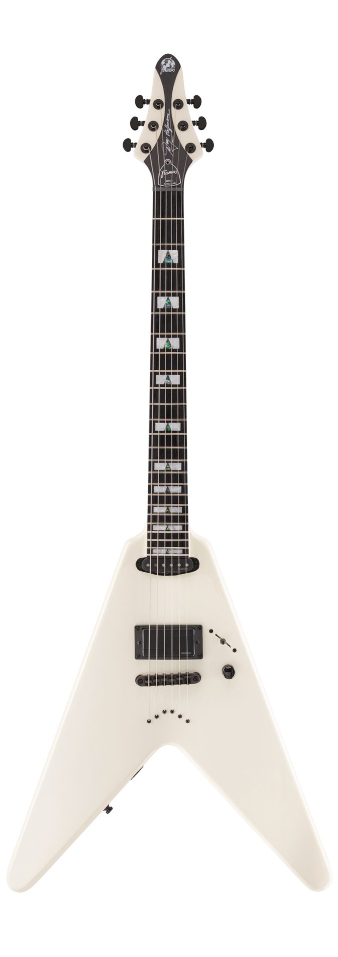 Artist Line Breaker WH-1 - Solid Creme White High Polish E-Gitarre